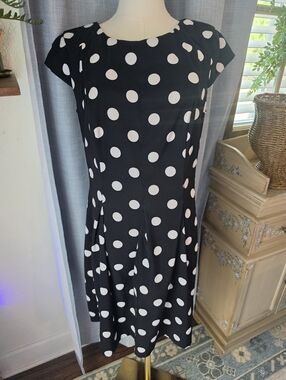 Ab Studio Polk A Dot Dress